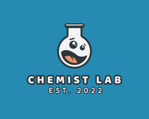 Chemist - Laboratory Flask Emoji logo design