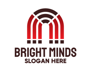 Science - Wi-Fi Signal Magnet logo design