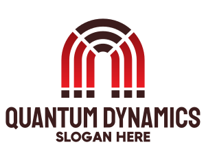 Physics - Wi-Fi Signal Magnet logo design
