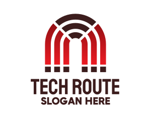Router - Wi-Fi Signal Magnet logo design