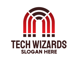 Gadgets - Wi-Fi Signal Magnet logo design