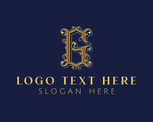 Financial - Luxury Gothic Letter G Business logo design