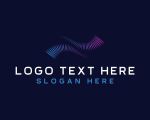 Motion - Wave Digital Software logo design