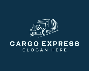 Haulage Truck Courier logo design