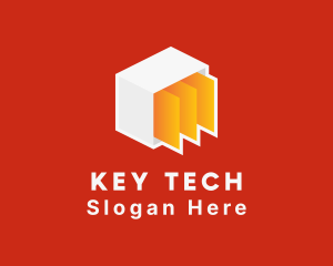 Tech Cube File Document logo design