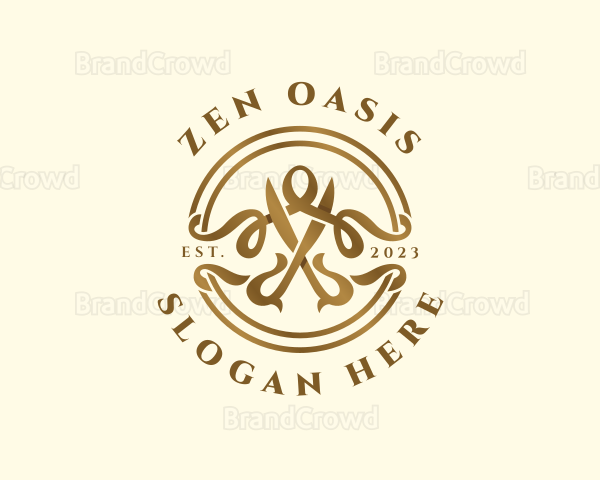 Fashion Tailor Scissors Logo