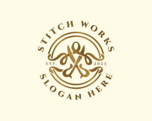 Alteration - Fashion Tailor Scissors logo design