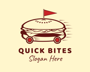Fast Food - Fast Food Burger Delivery logo design