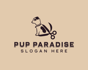 Grooming Pet Dog logo design