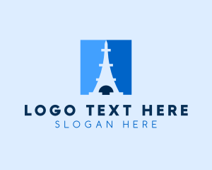 Scape Adobe shop Design Logo, Torre Eiffel Bajo Agua, text, logo