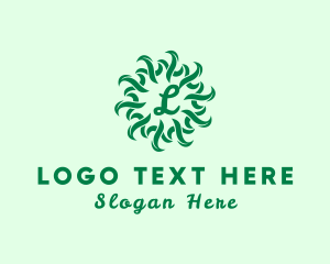 Grass - Organic Natural Leaf Produce logo design