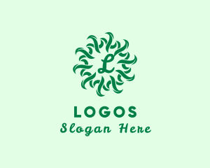 Health - Organic Natural Leaf Produce logo design