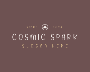 Cosmic Sparkle Star logo design