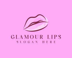 Lipstick - Lips Beauty Lipstick logo design