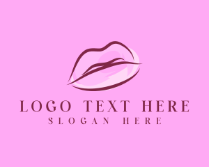 Seductive - Lips Beauty Lipstick logo design