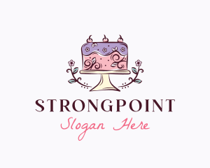 Homemade - Sweet Floral Cake logo design