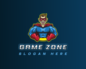 Superhero Avatar Gaming logo design