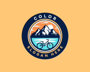 Emble - Nature Mountain Bicycle logo design