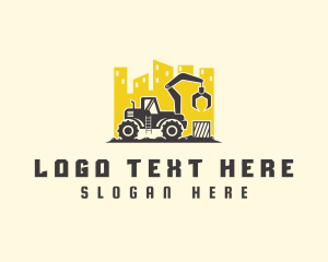 Machinery - City Building Heavy Equipment logo design