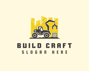 City Building Heavy Equipment logo design