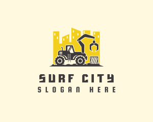 City Building Heavy Equipment logo design