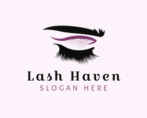 Eyelash Eyebrow Makeup  logo design