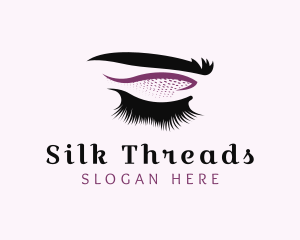 Eyelash Eyebrow Makeup  logo design