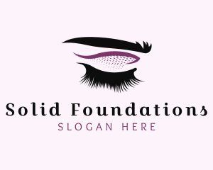 Cosmetic Surgery - Eyelash Eyebrow Makeup logo design