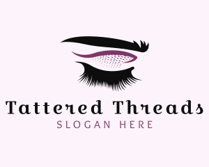 Eyelash Eyebrow Makeup  logo design