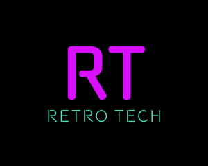 Neon Retro Club logo design