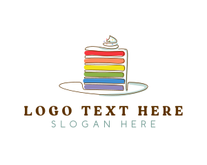 Layer - Rainbow Cake Bakery logo design