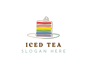 Rainbow Cake Bakery logo design