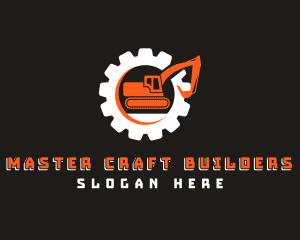 Builder - Construction Excavator Builder logo design
