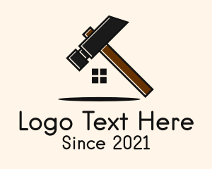 Brick Hammer House  logo design