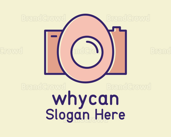 Egg Camera Photography Logo