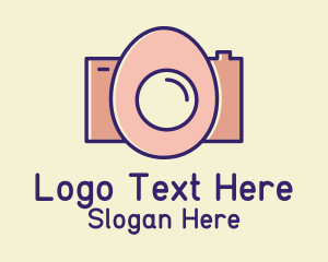 Photo Booth - Egg Camera Photography logo design