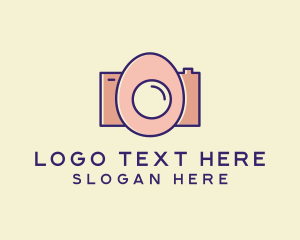 Egg Camera Photography logo design