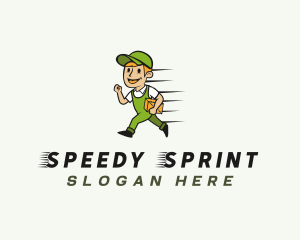 Sprint - Delivery Man Import Courier logo design