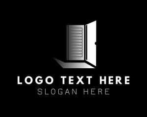 Doorway - Dark House Door logo design