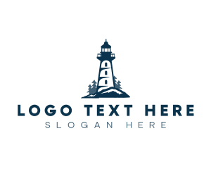 Coastal - Coastal Lighthouse Structure logo design