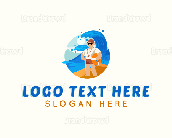 Lifeguard Beach Floater Logo