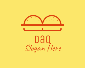 Bread - Burger Buns Restaurant logo design