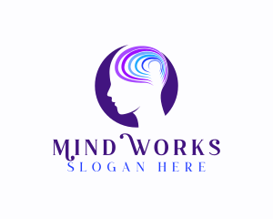 Healthcare Mind Psychology  logo design