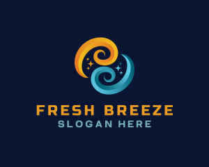 Breeze - Breeze Wave HVAC logo design