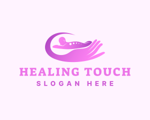 Healing Hand Massage Spa logo design