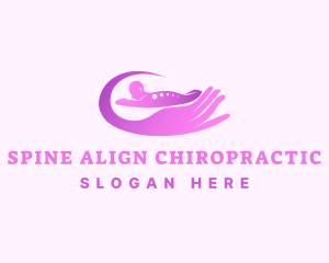 Chiropractor - Healing Hand Massage Spa logo design