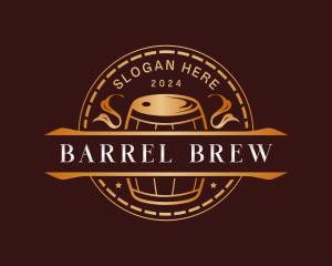 Brewery Beer Barrel logo design