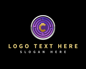 Loan - Cryptocurrency Coin Letter C logo design
