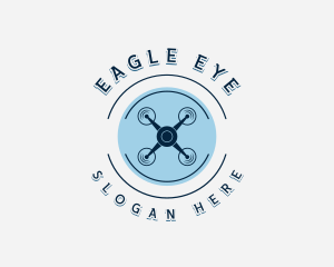 Surveillance - Propeller Drone Surveillance logo design