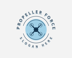 Propeller - Propeller Drone Surveillance logo design